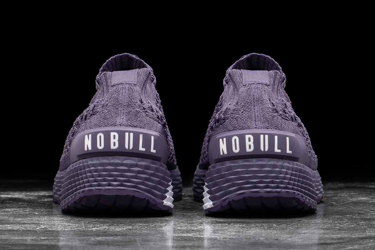 Nobull Knit Runner Women's Running Shoes Purple | Australia (ZO7492)